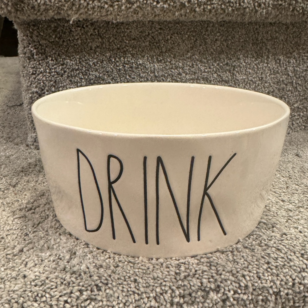 Rae Dunn Cream Drink Bowl